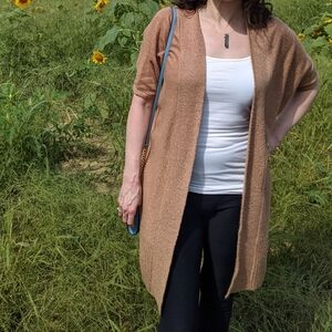 Merona Women's Brown Sweater Duster